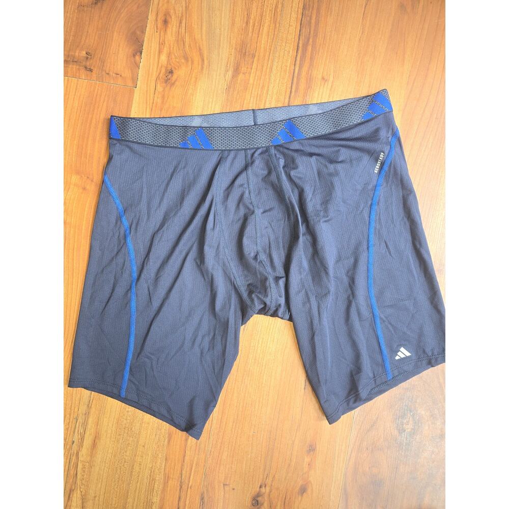 Adidas Mens Boxer Briefs Size XL 40-42 91% Polyester 9% Spandex NWOT 7257